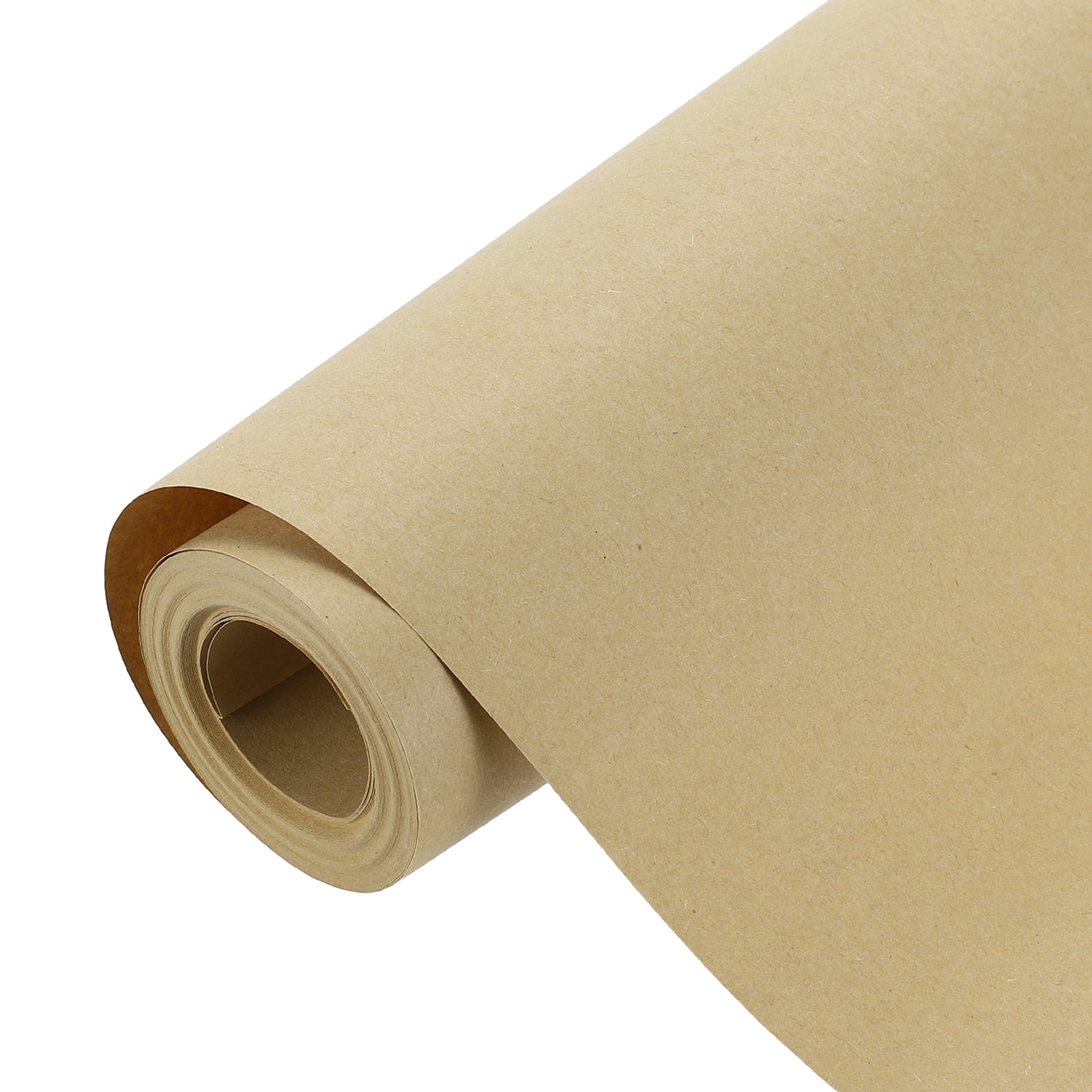 Uxcell Kraft Wrapping Paper, 19.7"x 393"(32.8') Decorative Paper Kraft Craft Paper for Gift Wrapping Bouquet Flower Bulletin Board Art Painting Craft Packaging Shipping, White 330GSM