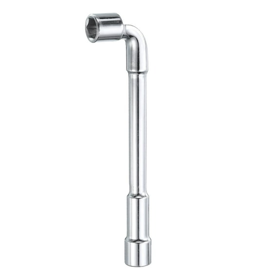 Uxcell L Shaped Angled Socket Spanner 11mm High Carbon Steel Double Ended Metric Hex 6 Point Socket Wrench