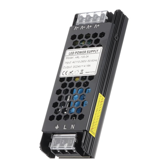 Uxcell LED Driver AC 110V - 260V to DC Power Supply Low Voltage Transformer Volt Converter for Lights LED Strips 100W