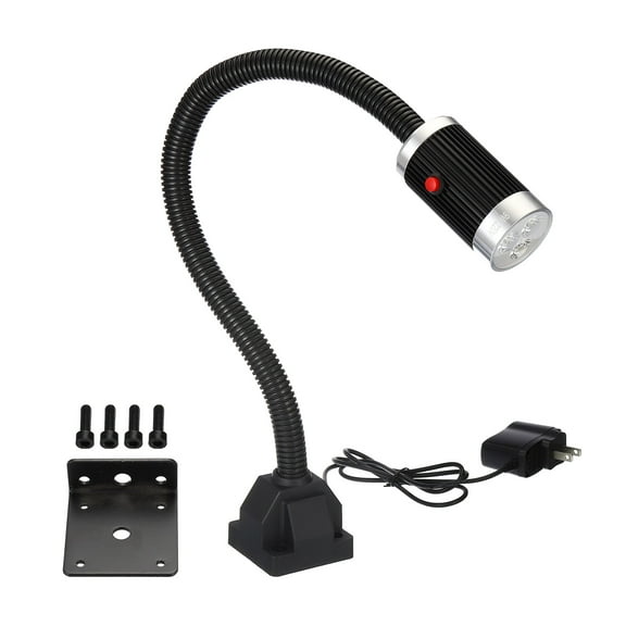 Uxcell LED Machine Work Light Flexible Geeseneck Light 900 Lumen 9W 120V Work Light