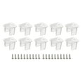 thumbnail image 1 of Uxcell LED Mounting Clips Fixing Clamps Holder Fit 8mm Silicone Waterproof LED Strip Lighting Clear 100 Pack, 1 of 5