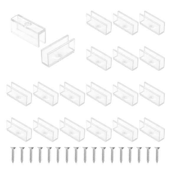 Uxcell LED Neon Mounting Clips Holder, Fixing Clamps for 5mm Width LED Strip Pack of 36