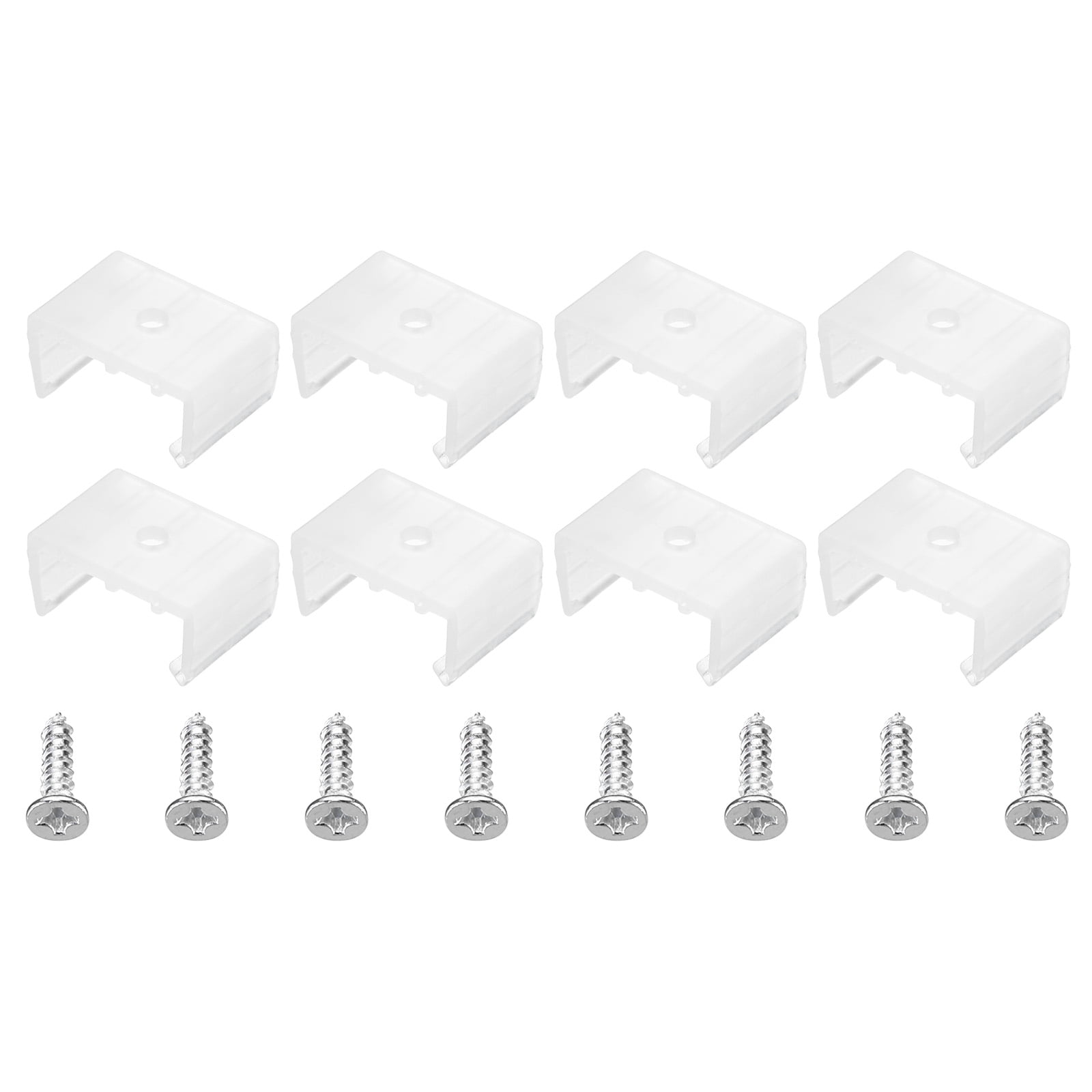 Uxcell LED Neon Mounting Clips Holder Mounting Bracket Fit 18mm to 20mm