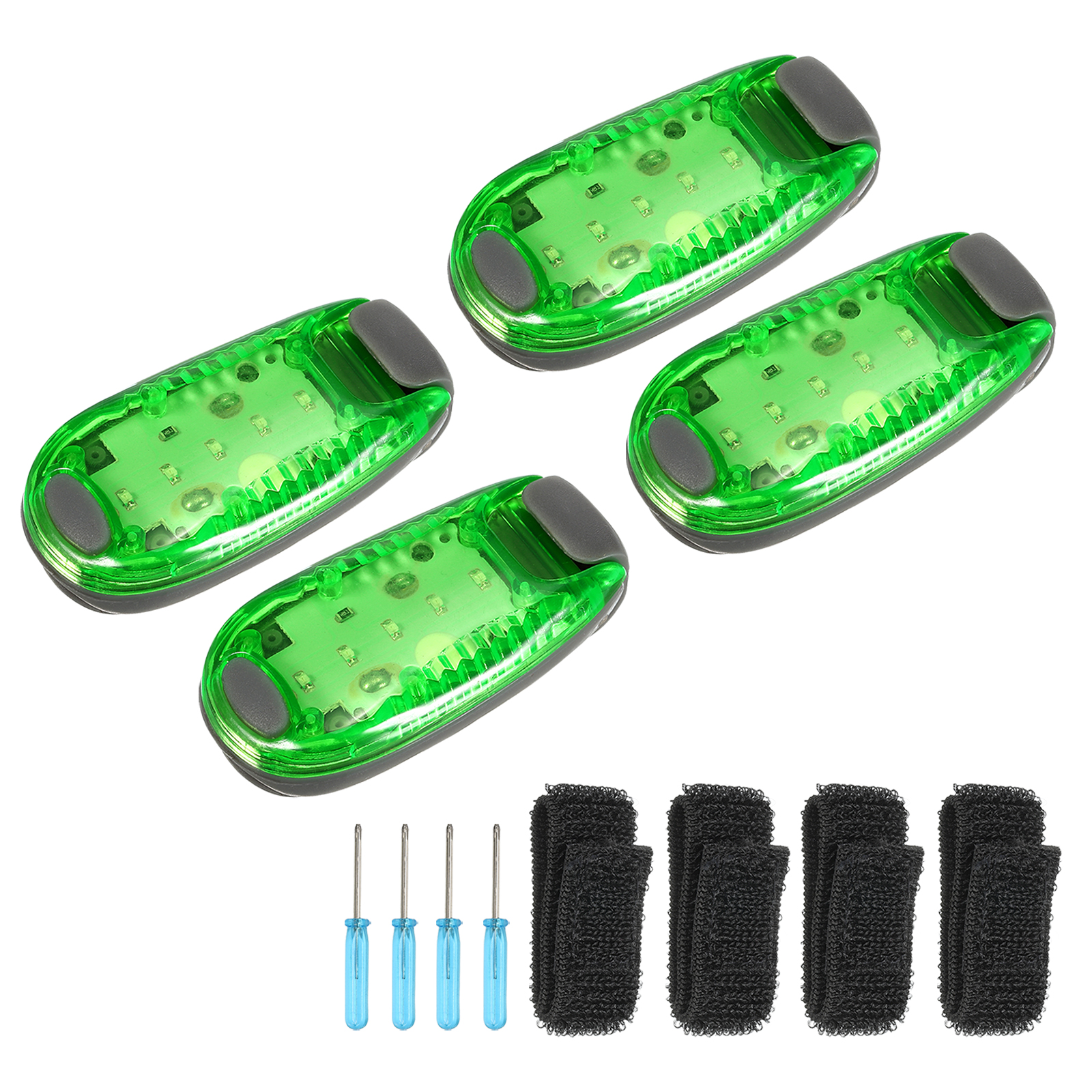 Runner Led Light Uxcell LED Safety Light, 4 Pack Bicycle Tail Light Running LED Lights ...