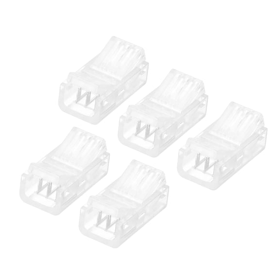 Uxcell LED Strip Connector 3 Pin, 8mm LED Connectors for Strip Lights, Pack of 5