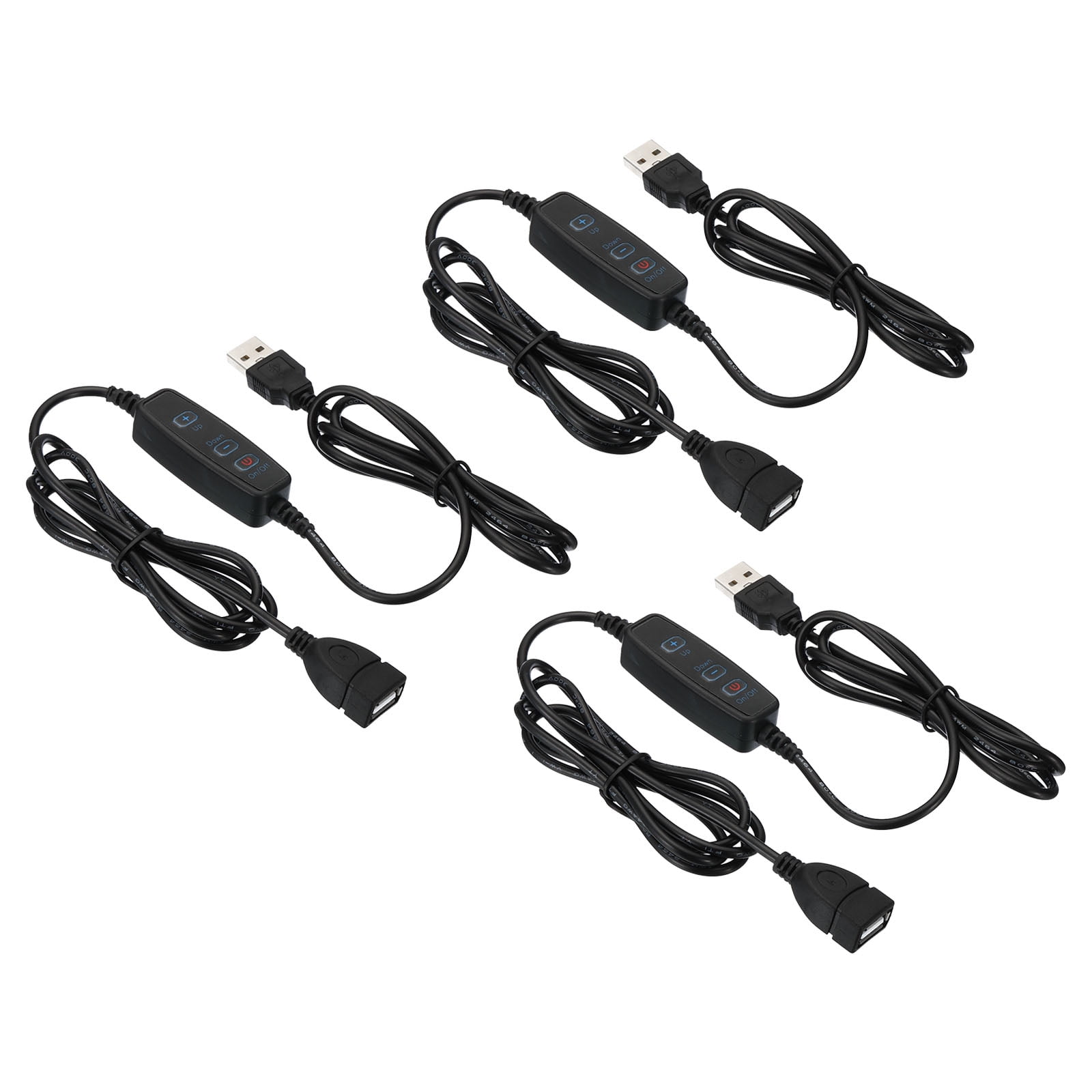 Uxcell LED Strip Dimmer Switch with 3 Button USB Female to Male