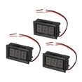 thumbnail image 1 of Uxcell LED Voltmeter DC4.5V-30V LED Digital Display Screen  0.56 Inch for Electronic Equipment, 1 of 4