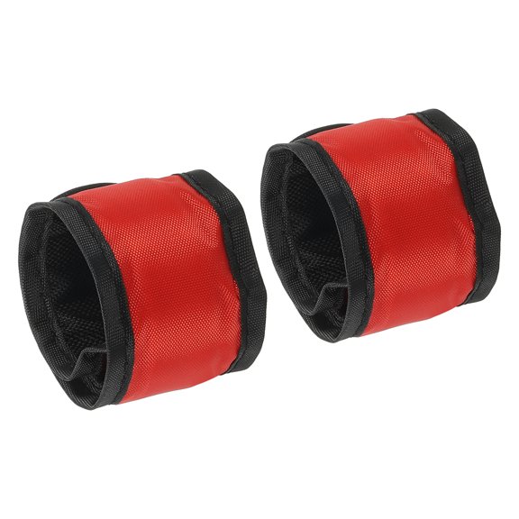 Uxcell LED Wristband, 2 Pack Light Up Bracelets LED Armbands Wrist Band, Red, S