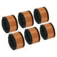 thumbnail image 1 of Uxcell LED Wristband, 6 Pack Light Up Bracelets LED Armbands Wrist Band, Orange, L, 1 of 6