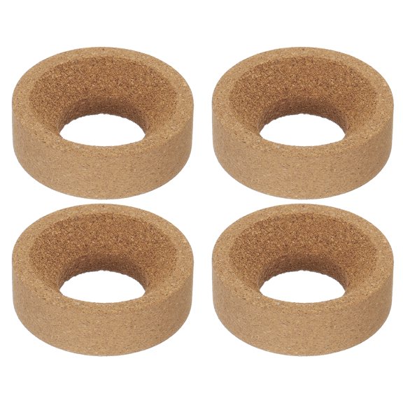 Uxcell Lab Flask Support Cork Stand 100mm Diameter Round Bottom Holder for 150ml-1000ml Flasks 4Pcs