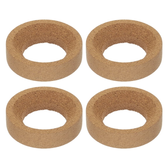 Uxcell Lab Flask Support Cork Stand 120mm Diameter Round Bottom Holder for 500ml-3000ml Flasks 4Pcs