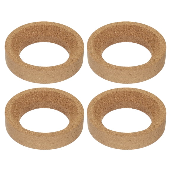 Uxcell Lab Flask Support Cork Stand 140mm Diameter Round Bottom Holder for 1000ml-5000ml Flasks 4Pcs