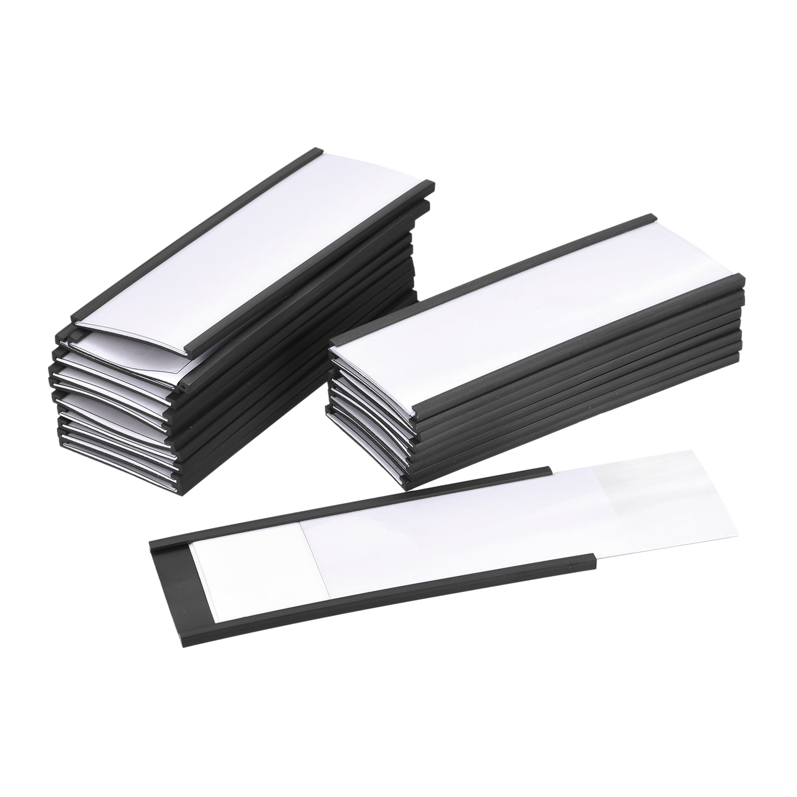 Uxcell Label Holders 4" x 1.6" C Channel Rubber for Metal