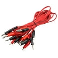 thumbnail image 1 of Uxcell Laboratory Double Alligator Clip to Banana Plug Test  Cable 1M Long 5 Pcs, 1 of 2