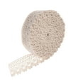 thumbnail image 1 of Uxcell Lace Ribbon 1.57" x 10yards Beige Hollow Cotton Lace for DIY Scrapbooking Clothes Fabric Wedding  Gift Wrap, 1 of 6