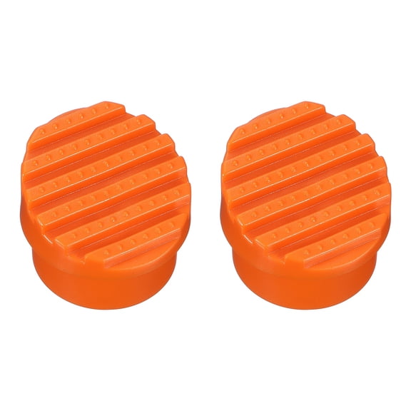 Uxcell Ladder Non Slip Feet Mat (44mm ID) (2Pcs), Rubber Round Step Ladder Foot Pad Cover Cushion Replacement, Suit for Telescopic Folding Extension Ladders