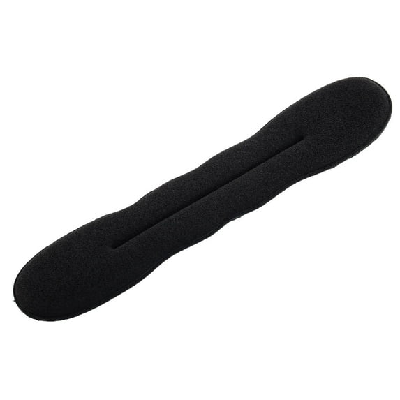 Uxcell Ladies Black Sponge Hair Styling Foam Ponytail Bun Maker Holder