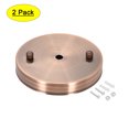 thumbnail image 1 of Uxcell Lamp Ceiling Plate Light Canopy Kit Ceiling Pendant Plate 4.7" x 0.71" Red Bronze 2 Pack, 1 of 5