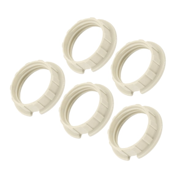 Uxcell Lamp Shade Holder Adapter Ring G9 Light Socket Rings White 5 ...