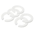 thumbnail image 1 of Uxcell Lamp Shade Reducing Ring E27 to E14 Holder Adapter Ring Converter for Light Fixtures, White 15pcs, 1 of 6