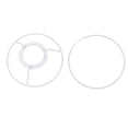 thumbnail image 1 of Uxcell Lamp Shade Ring, 120mm Dia for E26/E27 Lamp Socket, Baked Coating Iron 1 Set, 1 of 5