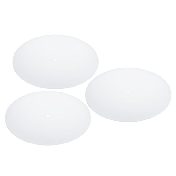 Uxcell Lampshade Diffuser 3 Pack 13.5" Diameter with 3/8" Center Hole Round Diffuser Fits 14-16" Openings, Frosted White