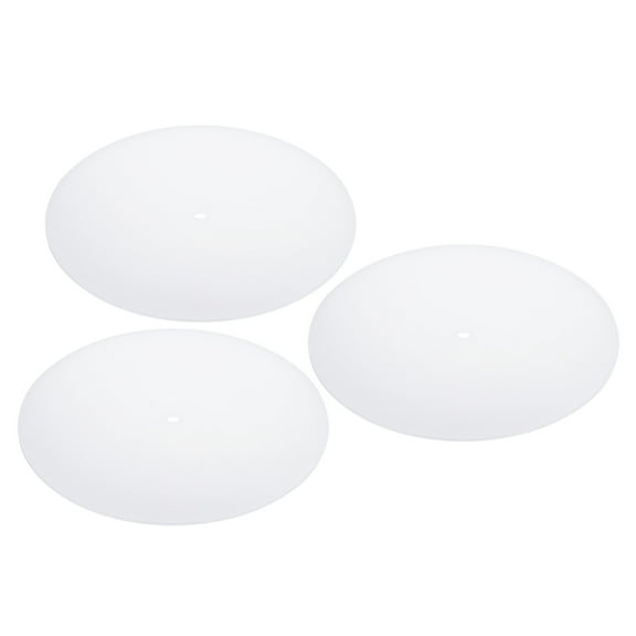 Uxcell Lampshade Diffuser, 3 Pack 8" Diameter with 3/8" Center Hole Round Diffuser Fits 8.5-10" Openings, Frosted White