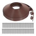 thumbnail image 1 of Uxcell Landscape Edging, 1Pcs 100FT x 2" Garden Edging Kit with 93 Stakes for Garden Lawn Flower Bed (Brown), 1 of 7