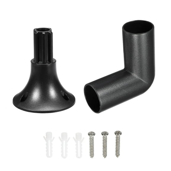 Uxcell Landscape Light Wall Mounting Kit Pathway Lighting Solar Torch Light Base and Joint 4 Set