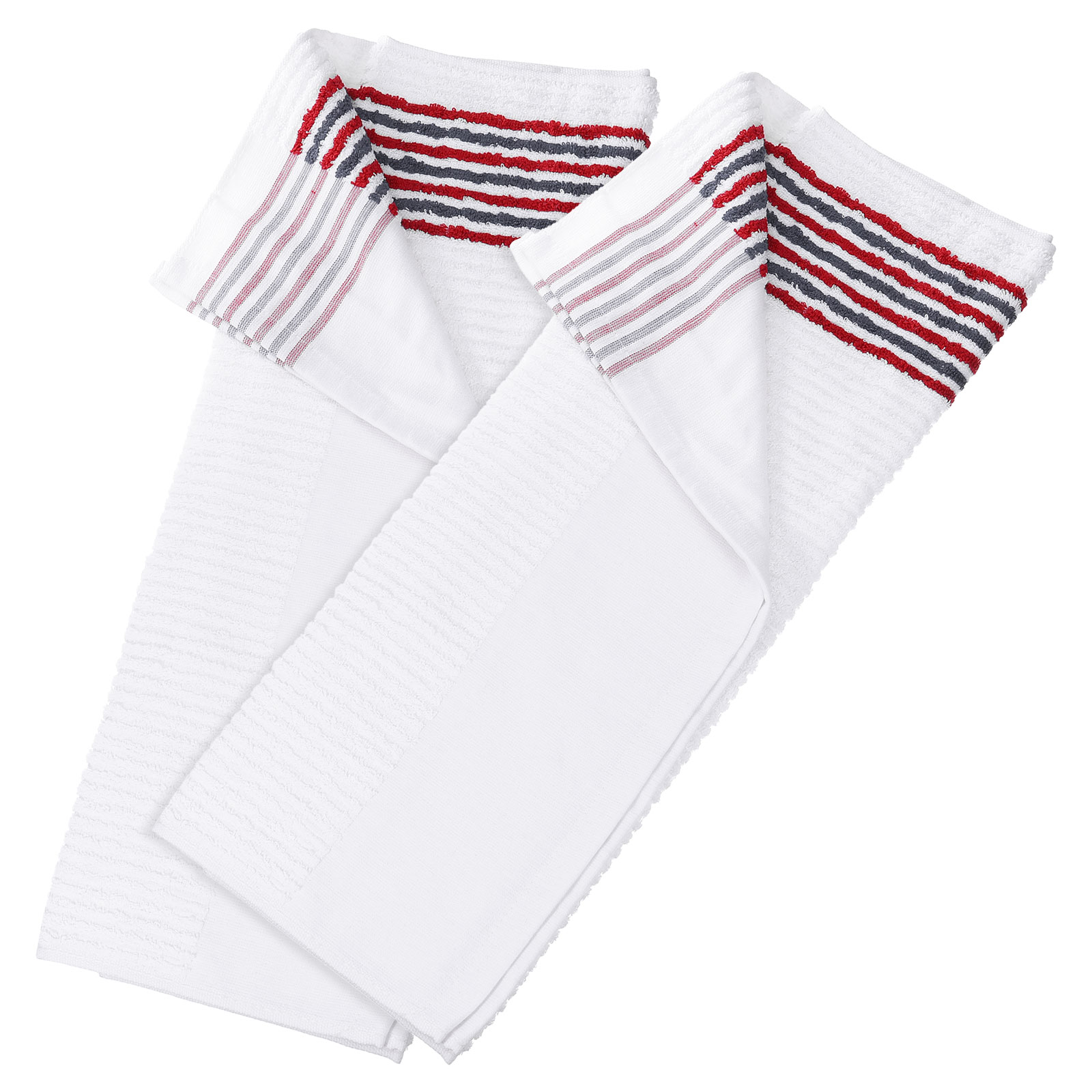 Uxcell Large Caddy Towel 22" x 44", Caddie Style Golf Towels Cotton Camping Towels, Multicolor 2 Pcs