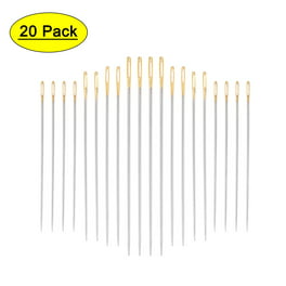 Large Eye Needles for Hand Sewing, 25 Pack, Five Sizes, Sewing