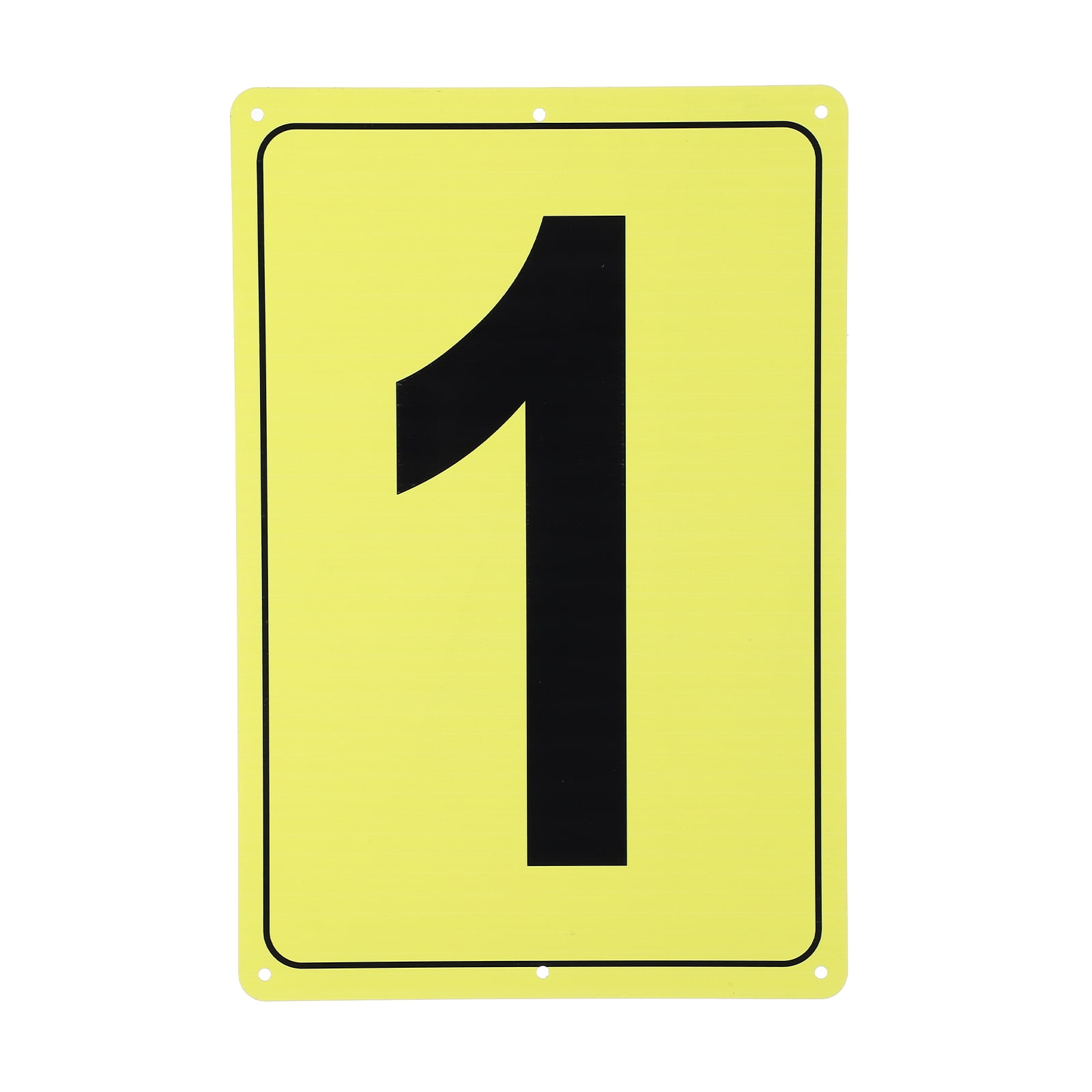 Uxcell Large Metal Number Sign, 12x8