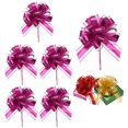 thumbnail image 1 of Uxcell Large Pull Bow Gift Wrapping, Ribbon Organza Metallic Green Bows for Gift Wrapping Wedding Baskets Car Rose Red, 1 of 7