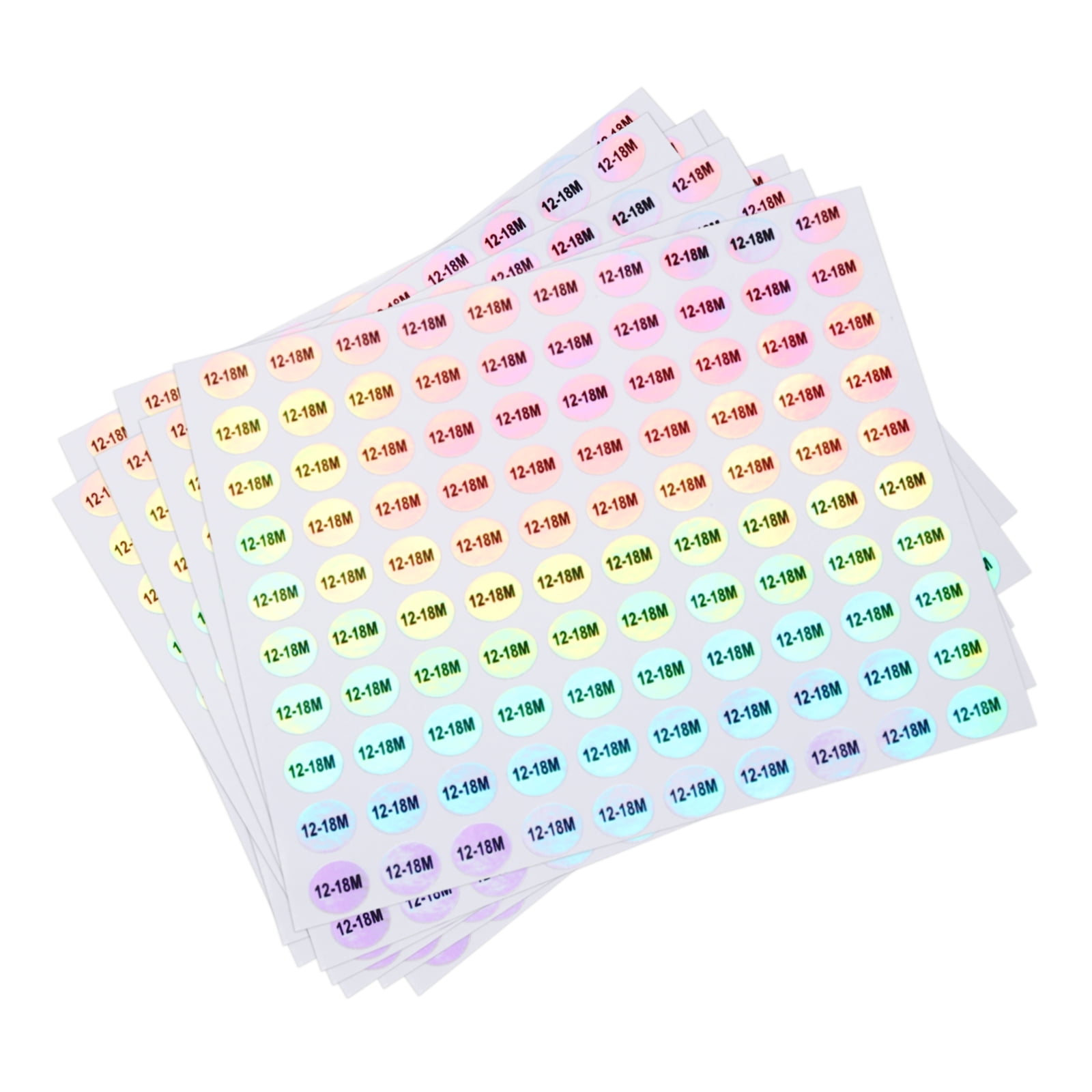 Uxcell Laser Capital Letter Stickers, Alphabet 12-18M Round Self ...
