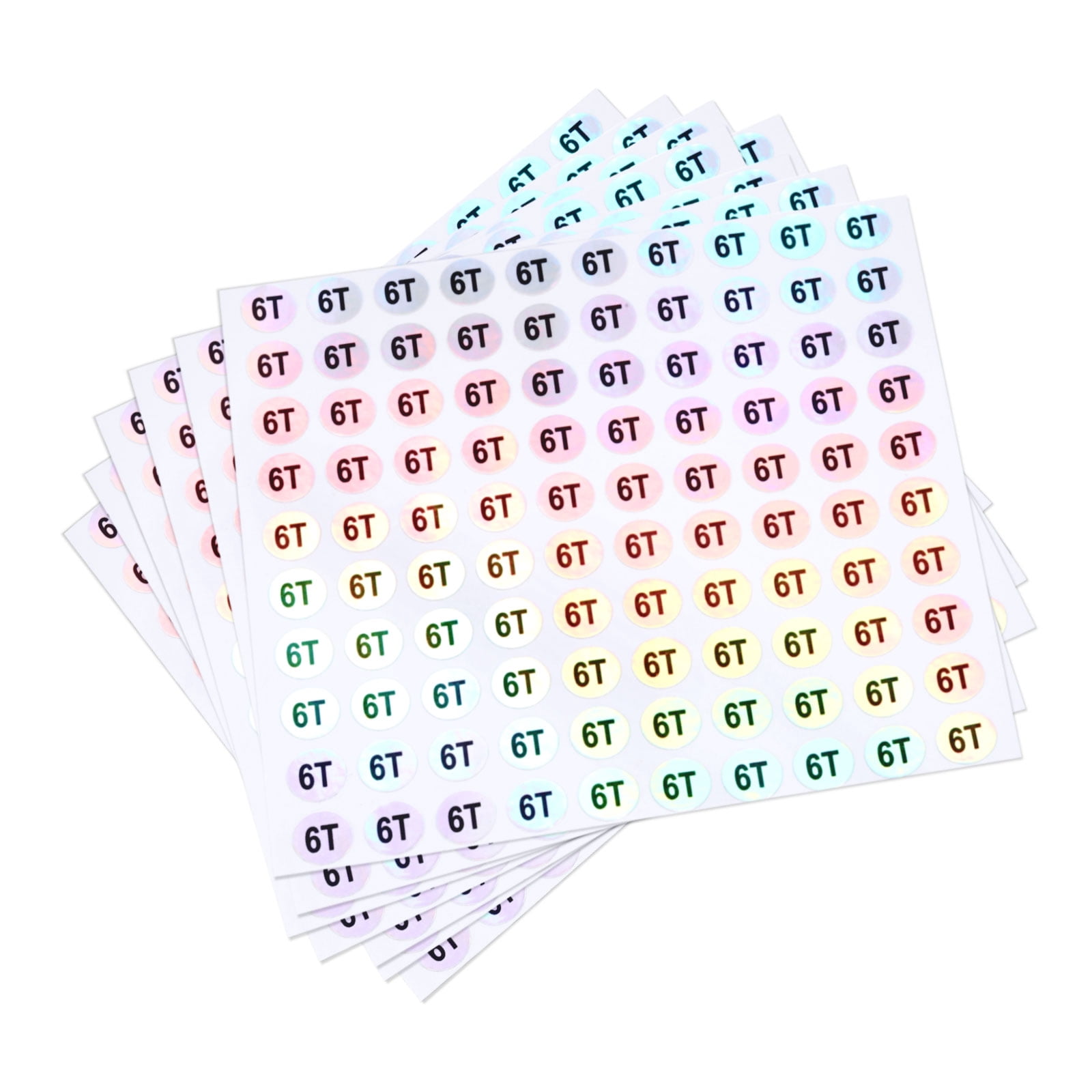 Uxcell Laser Capital Letter Stickers, Alphabet 6T Round Self-Adhesive ...