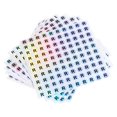 thumbnail image 1 of Uxcell Laser Capital Letter Stickers, Alphabet R Round Self-Adhesive Reflective Letter Stickers 10 Sheets(1000 Stickers), 1 of 7