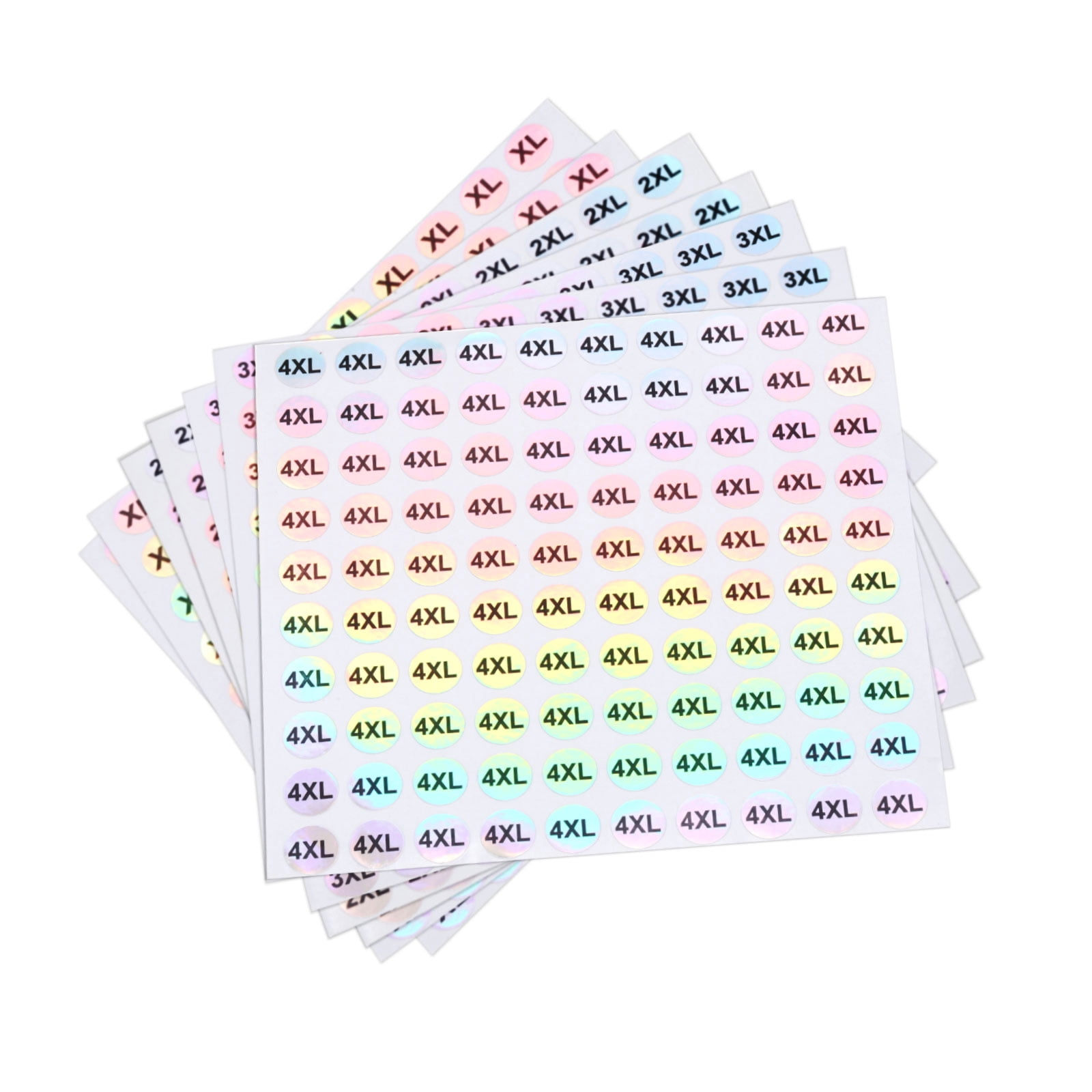 Uxcell Laser Capital Letter Stickers, Alphabet XL,2XL,3XL,4XL Round ...