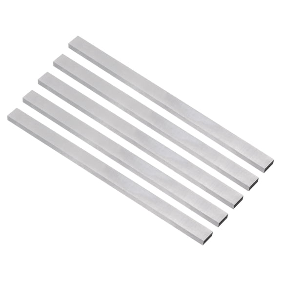 Uxcell Lathe Tool Bit Blanks 6mm x 12mm x 200mm Square HSS (High Speed Steel) Turning Tool Milling Blank 5 Pieces