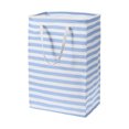 thumbnail image 1 of Uxcell Laundry Basket, Large Collapsible Laundry Hamper Clothes Hamper for Bathroom Bedroom Dorm Blue Stripe, 1 of 7