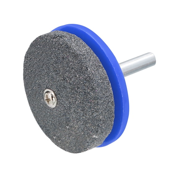Uxcell Lawn Mower Blade Sharpener, Corundum Mower Blade Grinder Stone Wheel Blue