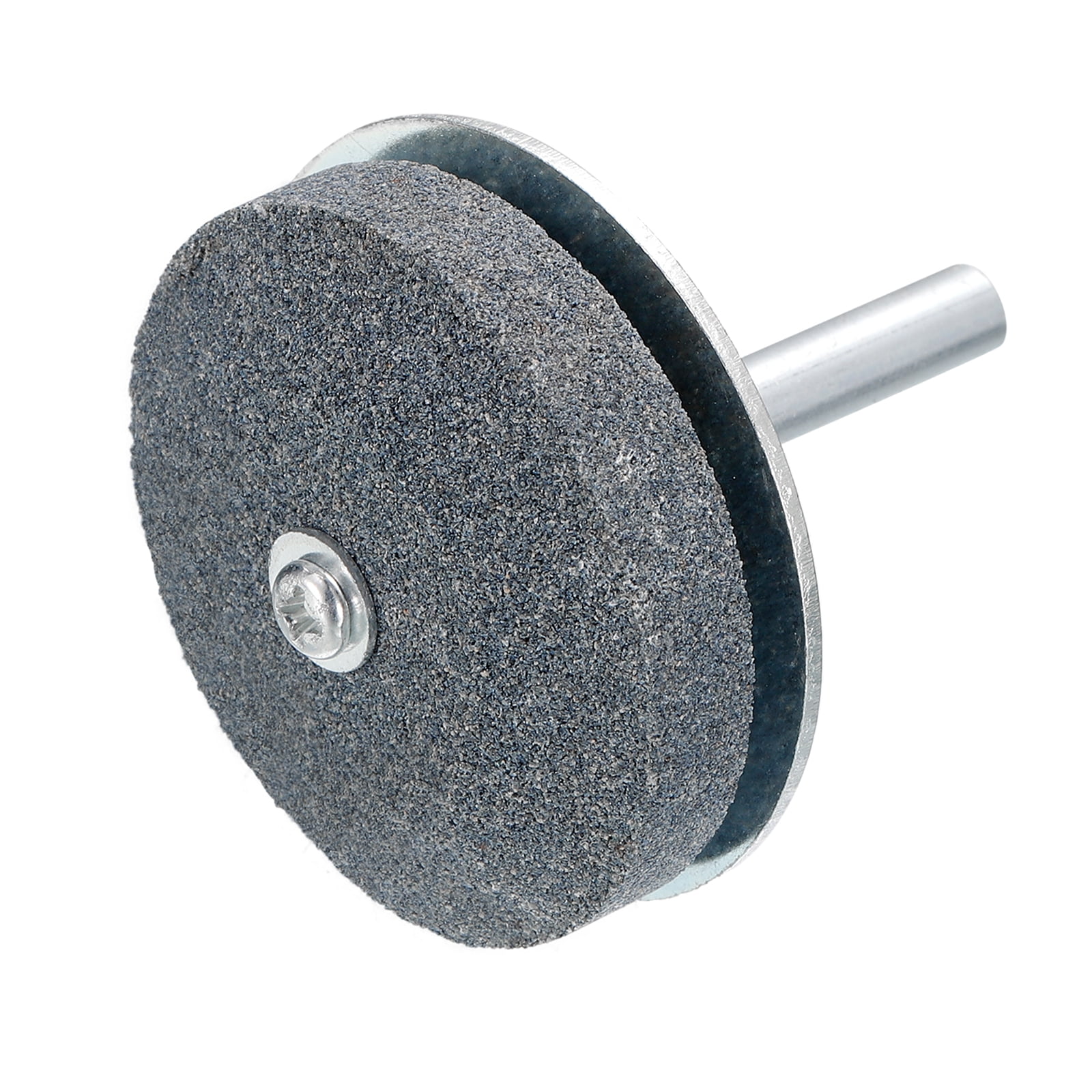 Uxcell Lawn Mower Blade Sharpener, Corundum Mower Blade Grinder Stone Wheel Silver