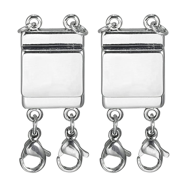 Uxcell Layering Necklace Clasps, 2Pack 2 Strands Magnetic Necklace