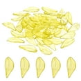 thumbnail image 1 of Uxcell Leaf Crystal Glass Beads, 50 Pack Leaves Bead Handcrafted Glass Spacer Bead, Light Green, 1 of 5