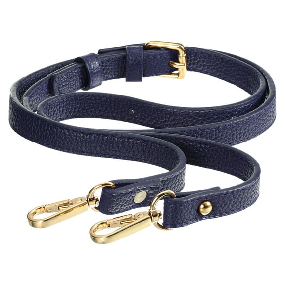 Uxcell Purse Strap Leather Adjustable Replacement Strap for Women's Crossbody Handbags Bag Blue