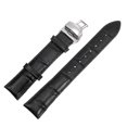 thumbnail image 1 of Uxcell Leather Band Replacement Kit Deployment Buckle Watch Strap 23mm with Spring Bars, Black, 1 of 7