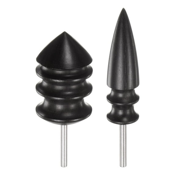 Uxcell Leather Burnisher Bits 2 Type Pointed Tip Leather Burnishing for Leather Working Craft