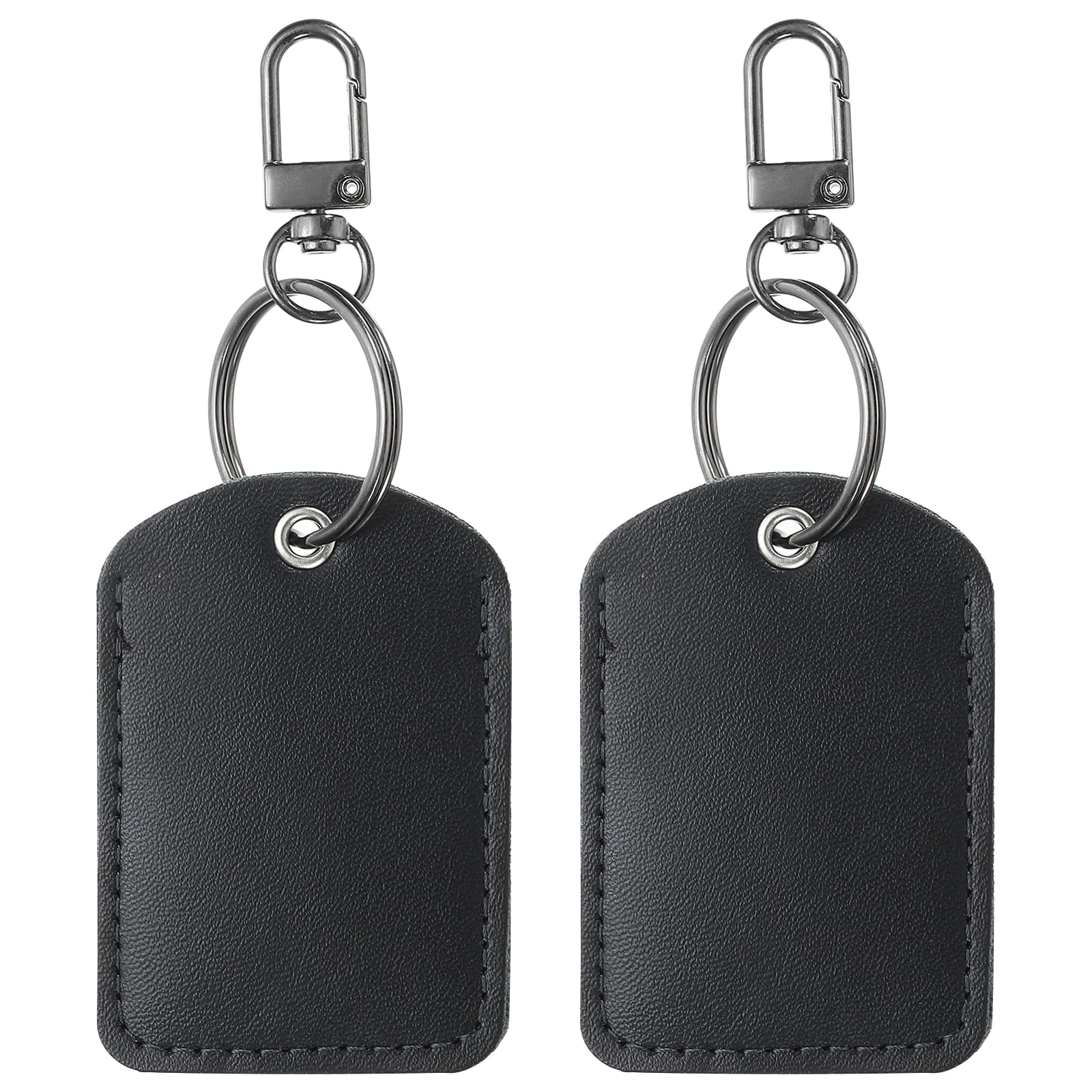 Uxcell Leather Key Fob, 2 Pack Genuine Leather Key Fobs DIY Keychain ...