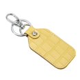 thumbnail image 1 of Uxcell Leather Key Fob Keys Cover RFID Key Fob Protector - Durable and Versatile Yellow 1, 1 of 7
