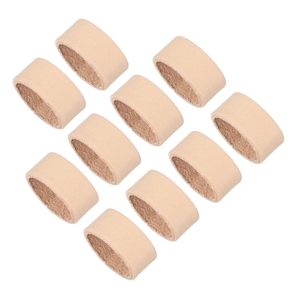 Uxcell Leather Loop Keeper, 10 Pcs Leather Loops Belt Keeper Loops Retainer Straps Replacement for 1.1 Inch Wide Belts/Straps, Khaki