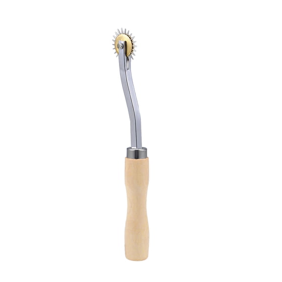 Uxcell Leather Over Wheel Steel Needle-Pointed Tracing Tool Silver Tone 1pcs